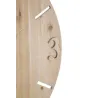 Horloge murale en métal Wordy 60 x 3.5 cm