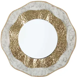 Miroir en métal Da Muro Shai 54.5 x 4.5 cm