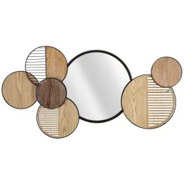 Miroir en métal Woody 123.2 x 4.4 x 63.5 cm