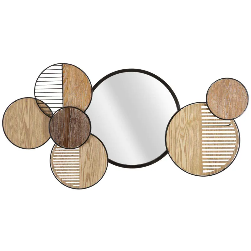 Miroir en métal Woody 123.2 x 4.4 x 63.5 cm
