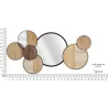 Miroir en métal Woody 123.2 x 4.4 x 63.5 cm