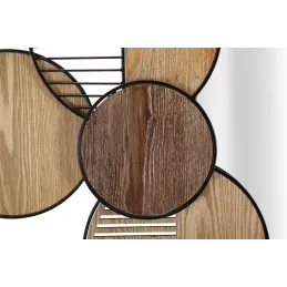 Miroir en métal Woody 123.2 x 4.4 x 63.5 cm