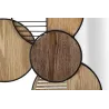 Miroir en métal Woody 123.2 x 4.4 x 63.5 cm
