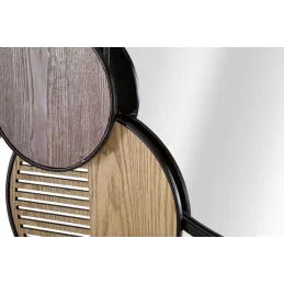 Miroir en métal Woody 123.2 x 4.4 x 63.5 cm