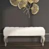 Bout de lit en tissu Provenza 97 x 42 x 40 cm
