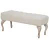 Bout de lit en tissu Provenza 97 x 42 x 40 cm