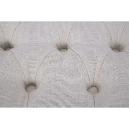 Bout de lit en tissu Provenza 97 x 42 x 40 cm