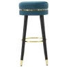 Tabouret de bar en tissu Paris 35 x 74 cm