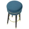Tabouret de bar en tissu Paris 35 x 74 cm