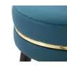 Tabouret de bar en tissu Paris 35 x 74 cm