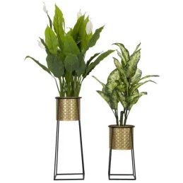 Support à plantes en métal Coppia (Lot de 2)