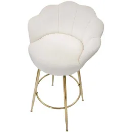 Fauteuil de bar en tissu et métal Vienna