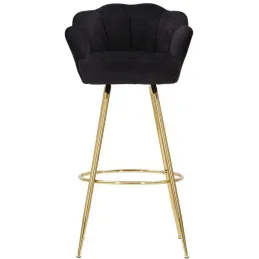 Fauteuil de bar en tissu et métal Vienna