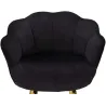 Fauteuil de bar en tissu et métal Vienna