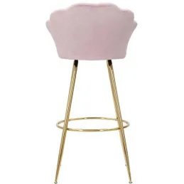 Fauteuil de bar en tissu et métal Vienna