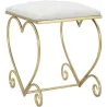 Tabouret en métal doré Heart 50 x 37.5 x 51.5 cm