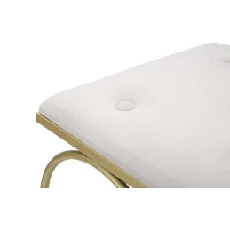 Tabouret en métal doré Heart 50 x 37.5 x 51.5 cm