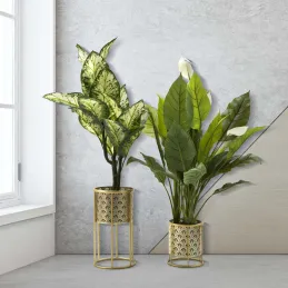 Support à plantes en métal Coppia (Lot de 2)