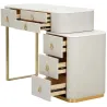 Coiffeuse en bois et métal Beauty 120 x 40 x 75 cm