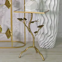 Table d'appoint en métal Tisty 40 x 30 x 60 cm