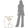 Table d'appoint en métal Tisty 40 x 30 x 60 cm