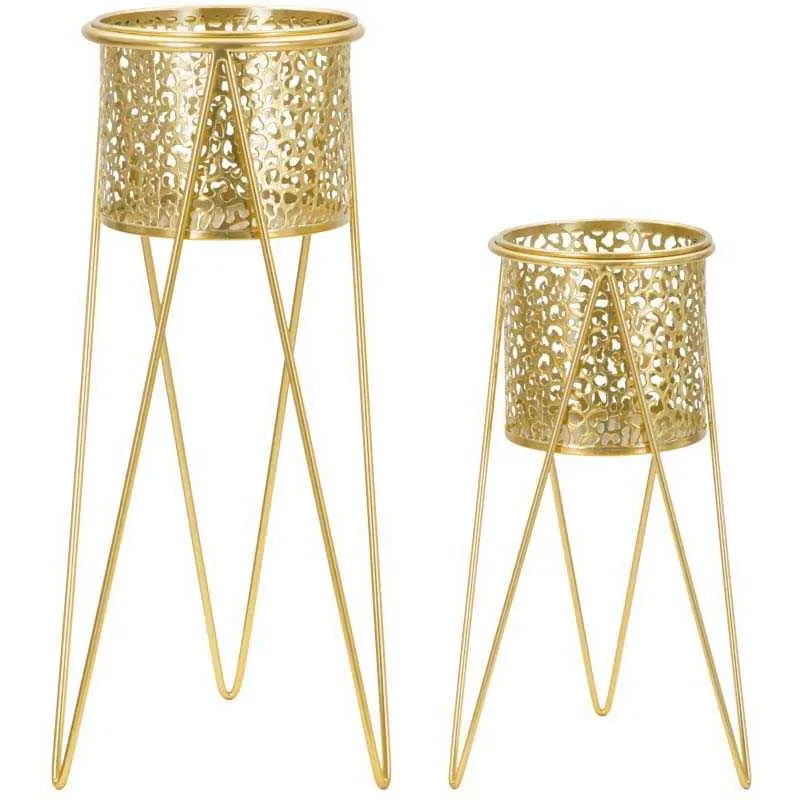 Support à plantes en métal Glod (Lot de 2)