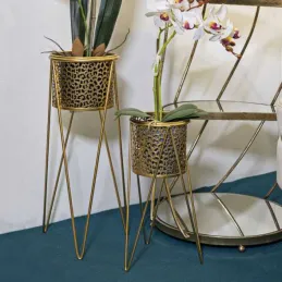 Support à plantes en métal Glod (Lot de 2)