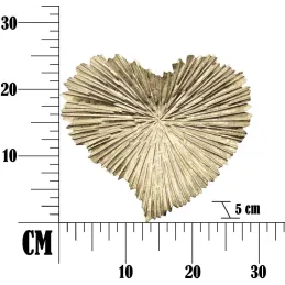 Vide-poche en métal Heart 29 x 5 x 25 cm