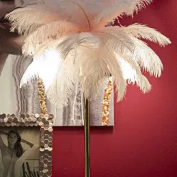 Lampe à poser en métal et plastique Palm 40 x 55 cm