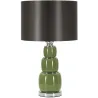 Lampe à poser en verre et métal Eva