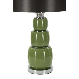 Lampe à poser en verre et métal Eva