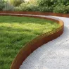 Bordure de pelouse en acier 480 x 20 cm