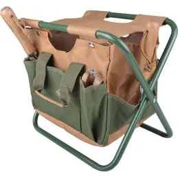 Tabouret sac range outils de jardinage