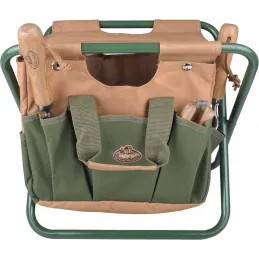 Tabouret sac range outils de jardinage