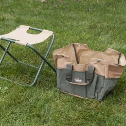 Tabouret sac range outils de jardinage
