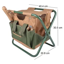 Tabouret sac range outils de jardinage