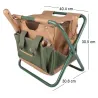 Tabouret sac range outils de jardinage