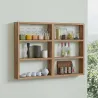 Etagère murale en agglomeré Hexa