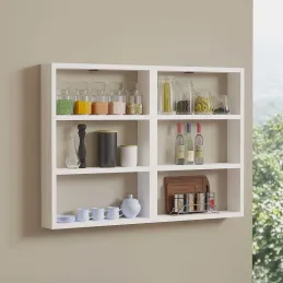 Etagère murale en agglomeré Hexa