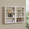 Etagère murale en agglomeré Hexa