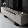 Meuble TV en aggloméré et métal Bohem