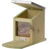 Mangeoire ecureuil en bois et zinc