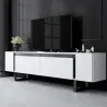Meuble TV en aggloméré et métal Yildiz