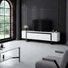 Meuble TV en aggloméré et métal Yildiz