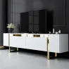 Meuble TV en aggloméré et métal Yildiz