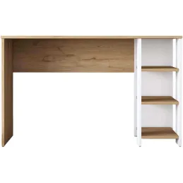 Bureau avec étagères en aggloméré Harry