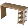 Bureau avec étagères en aggloméré Harry