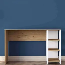 Bureau avec étagères en aggloméré Harry