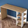 Bureau avec étagères en aggloméré Harry