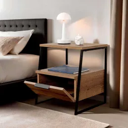 Table de chevet avec rangements Pal